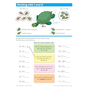 School Zone Multiplication Workbook for Kids