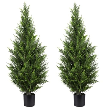 Realistic Artificial Cedar Trees for Home & Garden Decor