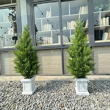 Realistic Artificial Cedar Trees for Home & Garden Decor