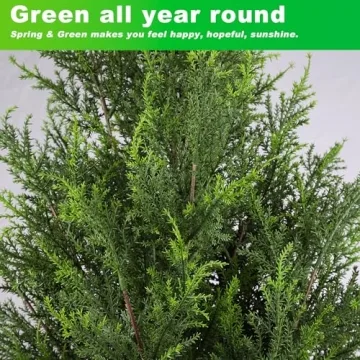 Realistic Artificial Cedar Trees for Home & Garden Decor