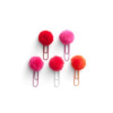 DaySpring Pink Pom Pom Paper Clips - Fun & Functional