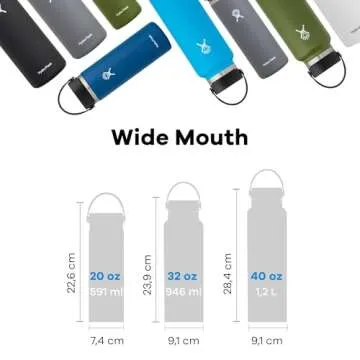 Hydro Flask Wide Flex Cap White 20 Oz