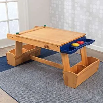 KidKraft Wooden Art Table for Creative Kids Ages 3-8