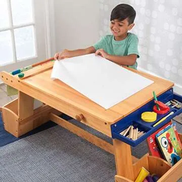 KidKraft Wooden Art Table for Creative Kids Ages 3-8