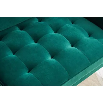 Shop JULYFOX 70" Velvet Sofa Couch for Modern Living
