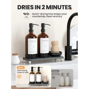 Luxury Kitchen Soap Dispenser Set - Exquisite Design & Functionality