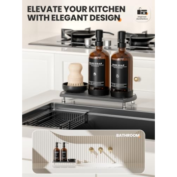 Luxury Kitchen Soap Dispenser Set - Exquisite Design & Functionality