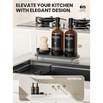 Luxury Kitchen Soap Dispenser Set - Exquisite Design & Functionality