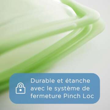 Stasher Eco-Friendly Clear Sandwich Bag - Durable and Versatile