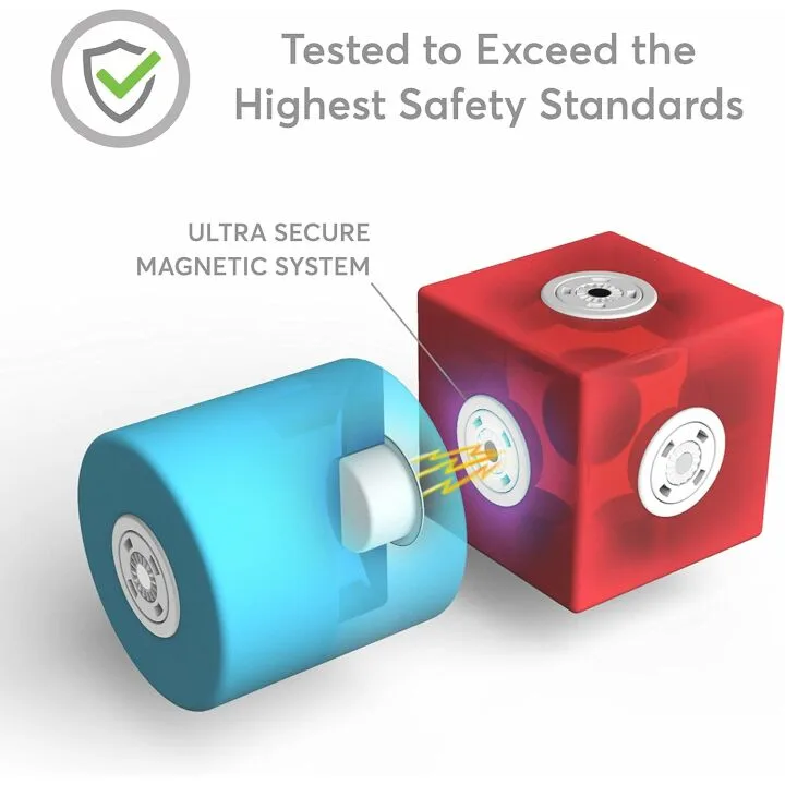 Magnetic Foam Blocks for Kids - STEM Bath Toy