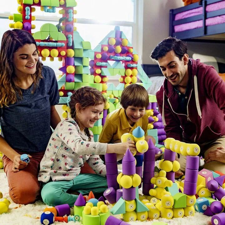 Magnetic Foam Blocks for Kids - STEM Bath Toy
