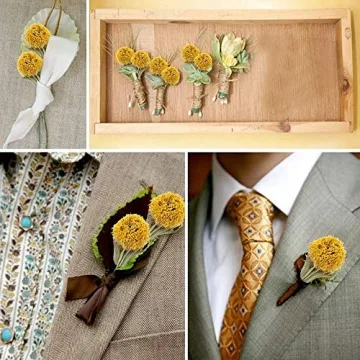 XHXSTORE Dried Flowers for Events Home Decor 40 Pcs