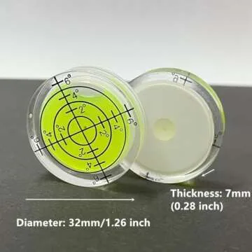 WOYISEPG 6Pcs Mini Bubble Levels for Precise Leveling