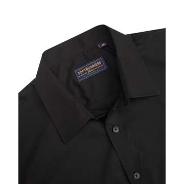 Stylish Stain Resistant Short Sleeve Dress Shirt