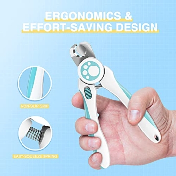 LAIKA Dog Nail Clippers with Safety Lock and Nail File