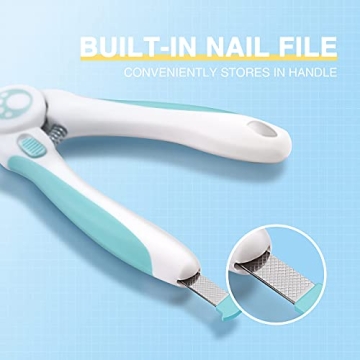 LAIKA Dog Nail Clippers with Safety Lock and Nail File