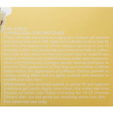 Peter Thomas Roth | 24K Gold Pure Luxury Lift & Firm Hydra-Gel Eye Patches | Anti-Aging Under-Eye Patches, Help Lift and Firm the Look of the Eye Area