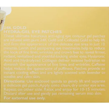 Peter Thomas Roth | 24K Gold Pure Luxury Lift & Firm Hydra-Gel Eye Patches | Anti-Aging Under-Eye Patches, Help Lift and Firm the Look of the Eye Area