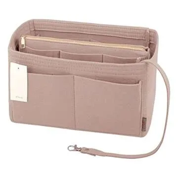 ZTUJO Stylish Purse Organizer with Detachable Pocket