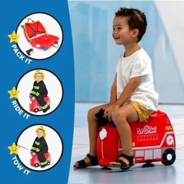 Trunki Ride-On Kids Suitcase for Fun Travel Adventures