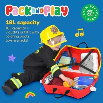 Trunki Ride-On Kids Suitcase for Fun Travel Adventures