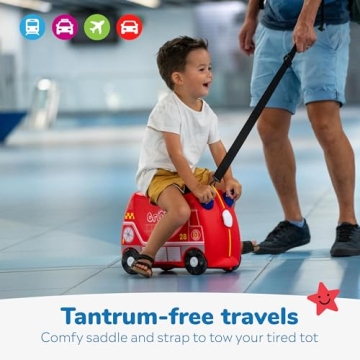 Trunki Ride-On Kids Suitcase for Fun Travel Adventures