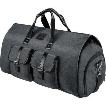 Travel Garment Bag & Duffel with Shoe Pouch