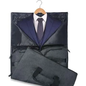 Travel Garment Bag & Duffel with Shoe Pouch