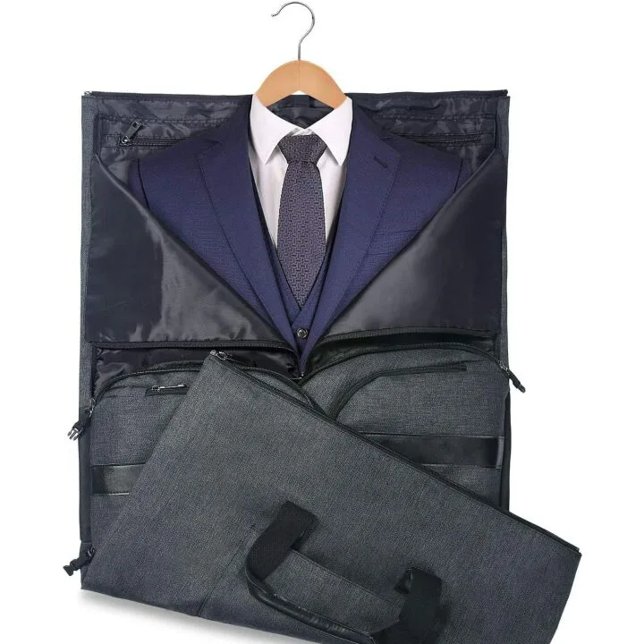 Travel Garment Bag & Duffel with Shoe Pouch