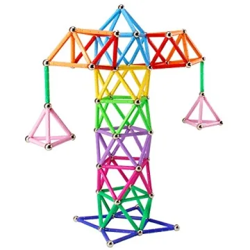 ELONGDI Magnetic Building Blocks Set 132 Pieces Fun STEM Toy