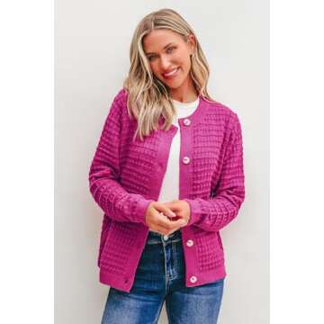 Dokotoo Women's Chunky Knit Cardigan - Fall Fashion 2024