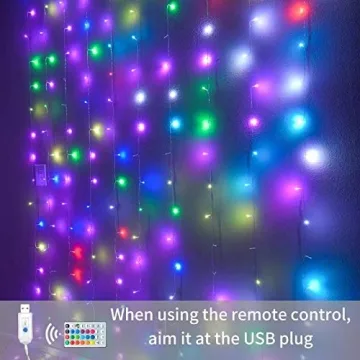 GONK Color Changing Fairy Lights for Room Decor and Events