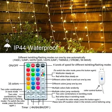 GONK Color Changing Fairy Lights for Room Decor and Events