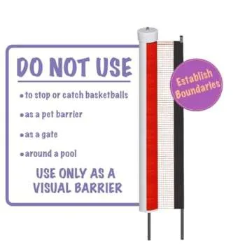 Kidkusion 25' Retractable Driveway Guard - Safe & Reliable