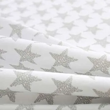 Vonty Kids Bed Sheets Twin Stars Printed Sheets for Boys & Girls, Soft Lightweight Microfiber Easy W...