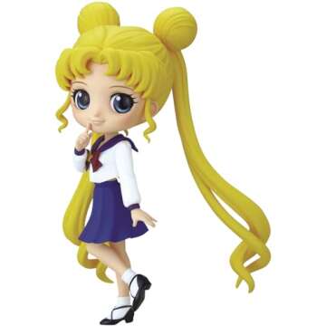Banpresto Pretty Guardian Sailor Moon Eternal Q Posket - Usagi Tsukino Figure (BP17629)