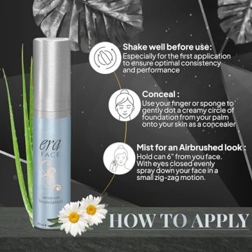 ERA Face Spray Makeup for Flawless Airbrush Finish 2.25 oz