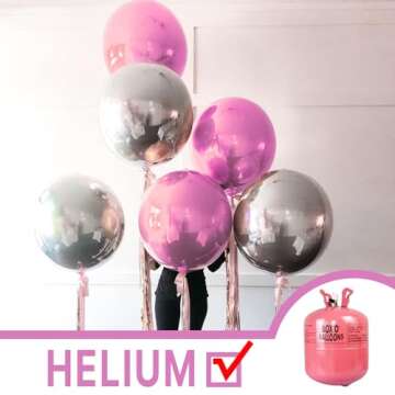 PartyWoo 22 Inch Pink Balloons for Parties and Events