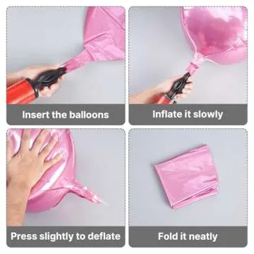 PartyWoo 22 Inch Pink Balloons for Parties and Events