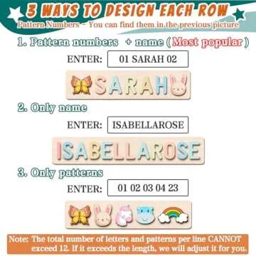 Name Puzzle for Kids Personalized, Custom Baby Boy Girl Gifts First Christmas Birthday Valentine Easter, Montessori Learning Toddler Toys, Baby Puzzle