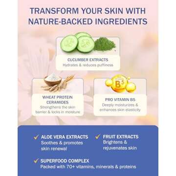 e70 Rosacea Solve Hydrating Face Wash for Women & Men - Skin Hydration & Face Redness Remover Gentle Face Cleanser with Aloe Vera, Hyaluronic Acid & Fruit Extracts, 8 fl. oz