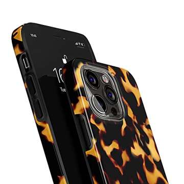 uCOLOR Stylish iPhone 13 Pro Max Tortoise Shell Case