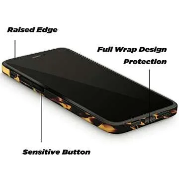 uCOLOR Stylish iPhone 13 Pro Max Tortoise Shell Case