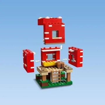 LEGO Minecraft Mushroom House Building Toy for Kids