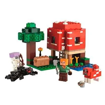 LEGO Minecraft Mushroom House Building Toy for Kids