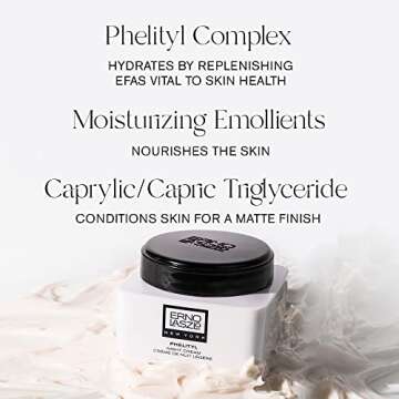 Erno Laszlo ​​Phelityl Night Cream, Replenishing Night Moisturizer for Face and Neck, Re-Hydrate to a Youthful Skin Tone and Complexion Overnight, 1.7 Fl Oz