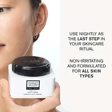 Erno Laszlo ​​Phelityl Night Cream, Replenishing Night Moisturizer for Face and Neck, Re-Hydrate to a Youthful Skin Tone and Complexion Overnight, 1.7 Fl Oz