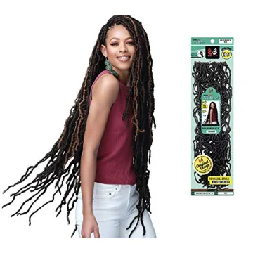 Bobbi Boss NU LOCS Crochet Braid Hair Extensions 4-Pack
