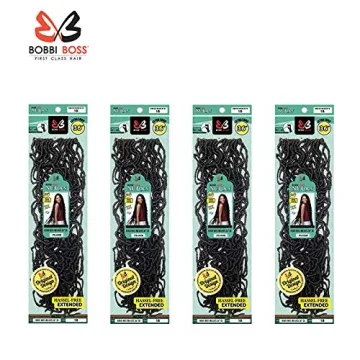 Bobbi Boss NU LOCS Crochet Braid Hair Extensions 4-Pack