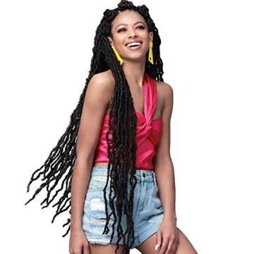 Bobbi Boss NU LOCS Crochet Braid Hair Extensions 4-Pack